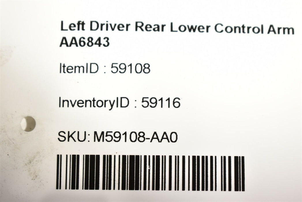 03-12 Maserati Quattroporte M139 Left Driver Rear Lower Control Arm AA6843