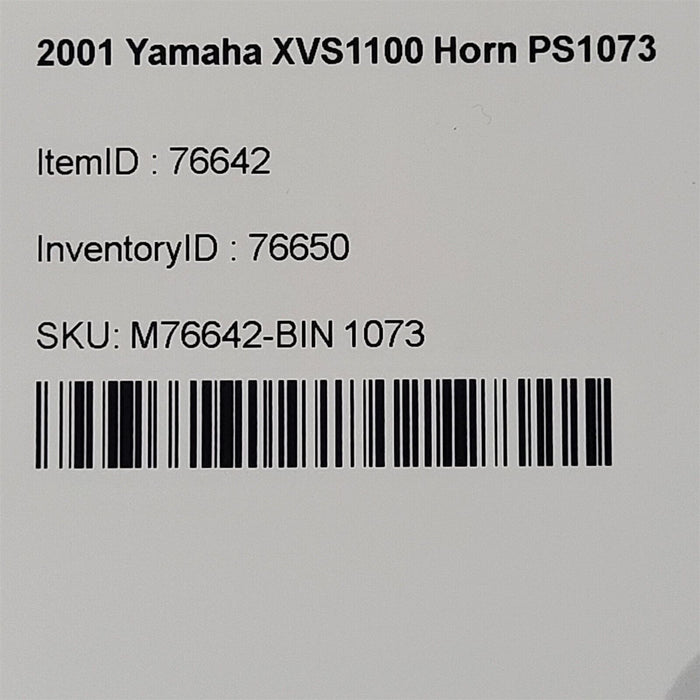 2001 Yamaha XVS1100 Horn PS1073