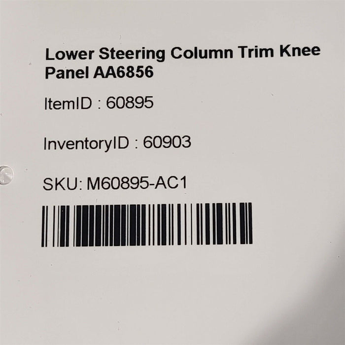09-11 Mazda RX8 Lower Steering Column Trim Knee Panel AA6856