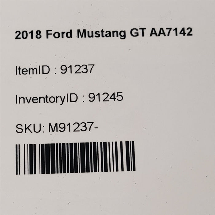 2018 Ford Mustang Gt Coyote Oem Dash Storage Compartment W/ Trunk Switch Aa7142