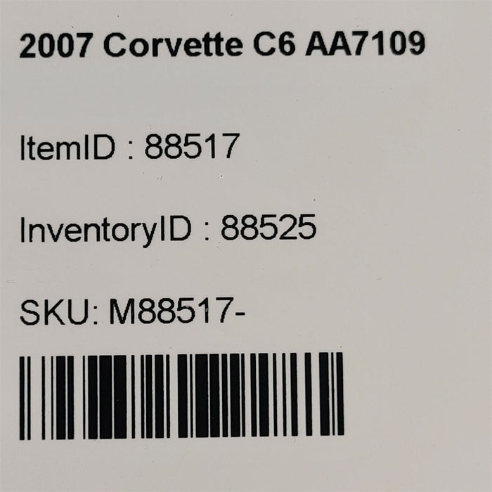 05-13 Corvette C6 Driver Brake Caliper Rear Pbr Oem Aa7109