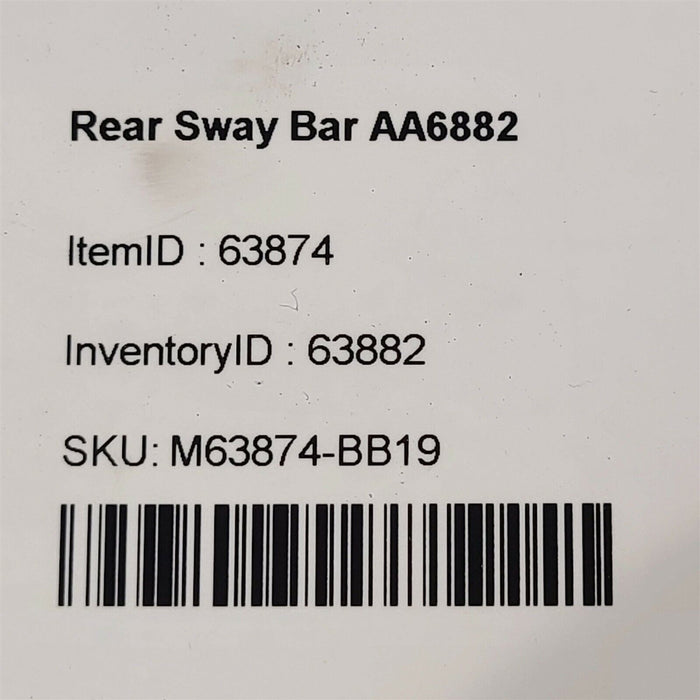 02-05 Lexus IS300 Rear Sway Bar Stabilizer AA6882
