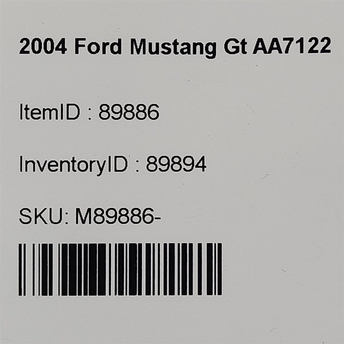 99-04 Mustang Door Speakers Oem Factory Pair Aa7122