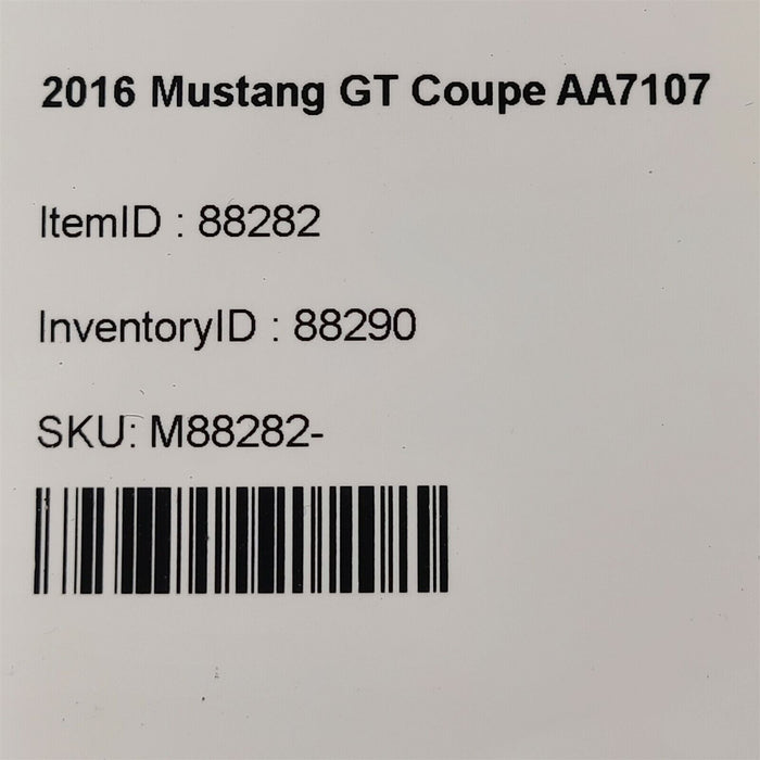 15-22 Mustang Gt Passenger Kick Penel Trim Cover  Aa7107