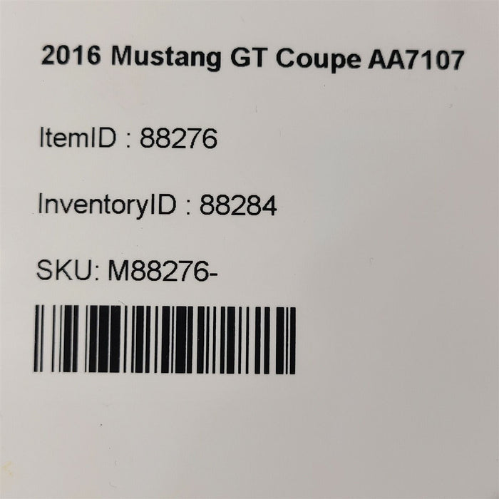 15-17 Mustang Gt Center Console Trim Insert Fr3B-63045M97-A  Aa7107