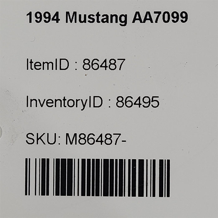 94-04 Mustang Hood Hinges Lh Rh Pair Oem Aa7099