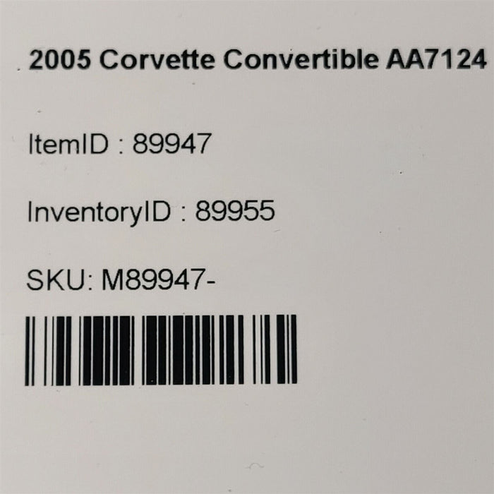 05-10 Corvette C6 Center Console Arm Rest Cashmere Aa7124