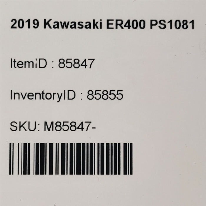 19-23 Kawasaki Ninja 400 Er400 Front Seat Ps1081