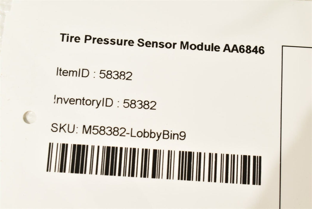 04-08 Mazda RX-8 Tire Pressure Sensor Module TPMS AA6846