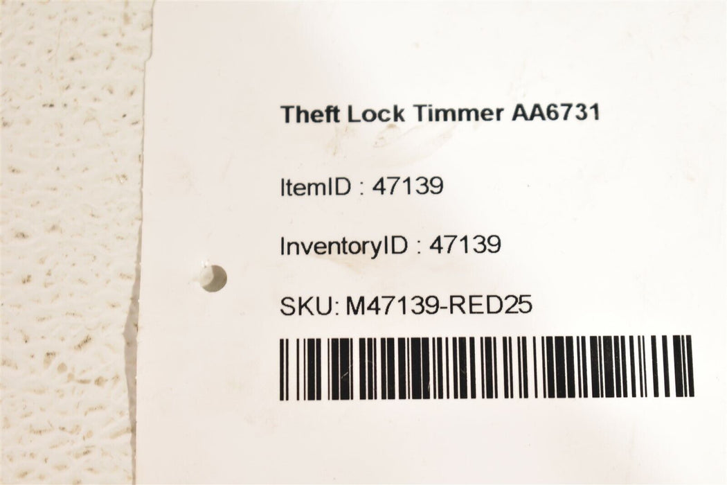 01-05 Miata Mx5 Theft Lock Timmer Aa6731