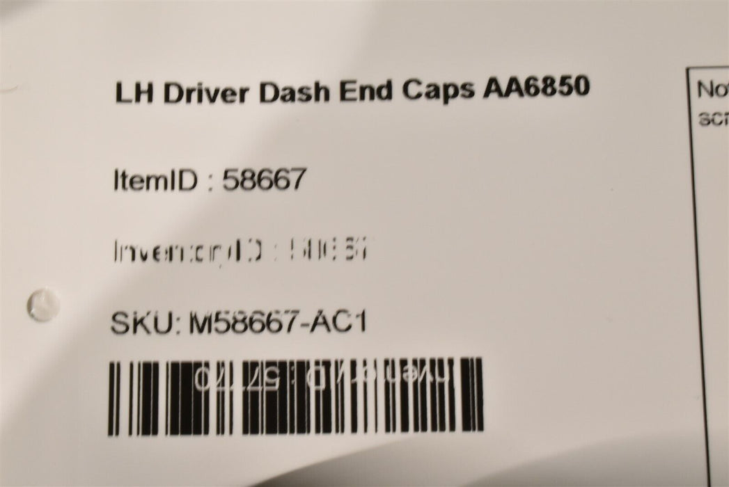 02-06 Escalade Dash End Cap Pair Set RH LH Shale AA6850