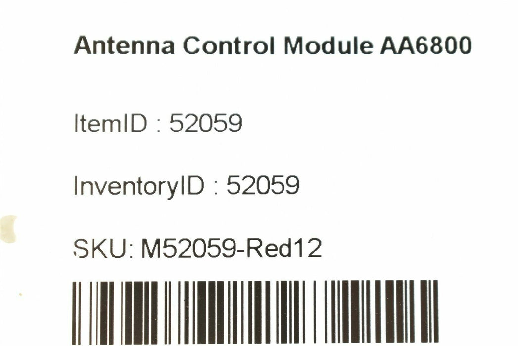04-09 Cadillac XLR Antenna Control Module 10307442 OEM AA6800