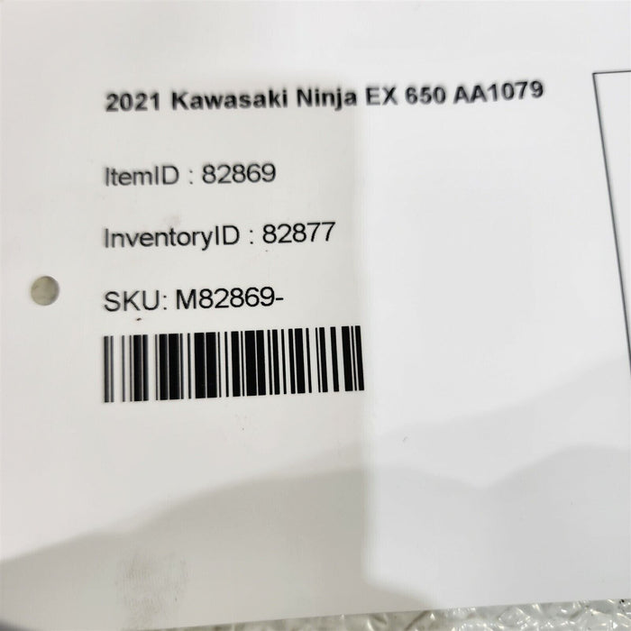 17-21 Kawasaki Ninja EX 650 Rear Swing Arm Bolt Pivot PS1079