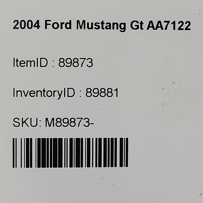 99-04 Mustang Park Brake Emergency Brake Handle W/ Cable Aa7122