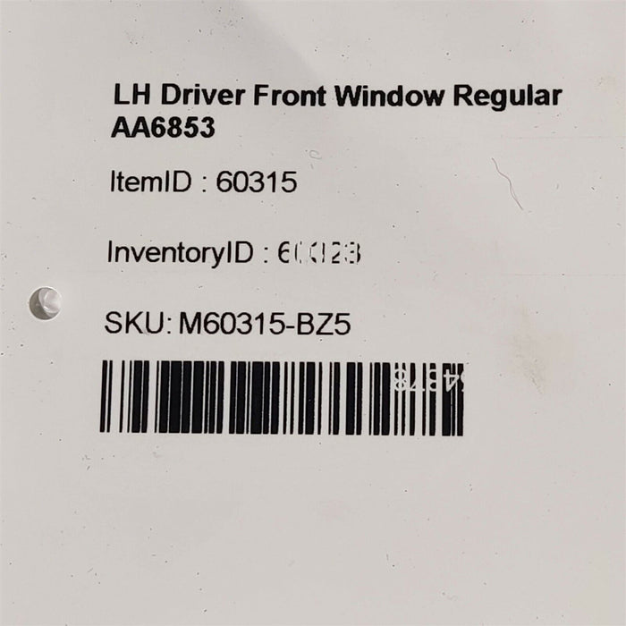 02-06 Escalade LH Driver Front Window Regular AA6853