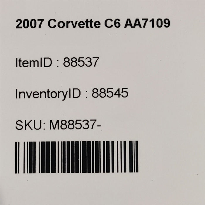 05-09 Corvette C6 Coupe Bose Stereo Amplifier Audio Amp Aa7109