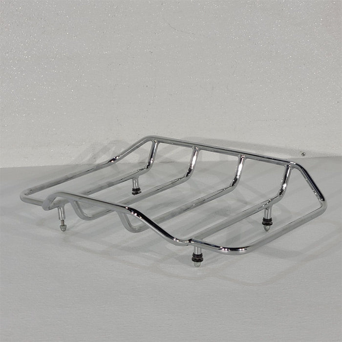 2005 Harley Road King Chrome Tour Pack Trunk Luggage Top Rack PS1053