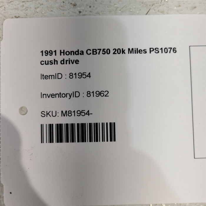 91-03 Honda CB 750 Nighthawk Rear Wheel Hub Flange Cush Drive Miles PS1076