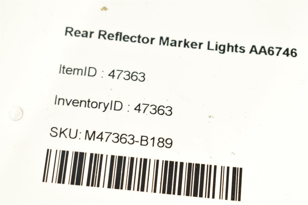 90-05 Mazda Miata Mx5 Driver Passenger Rear Marker Light Housing Set Aa6746