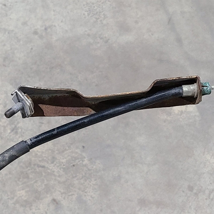 88-96 Corvette C4 Rear Park Brake Cable With Bracket Driver Left Aa7075