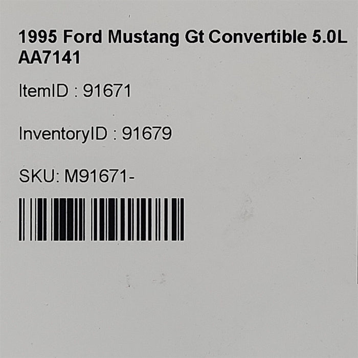 94-98 Mustang Door Speaker Factory Aa7141