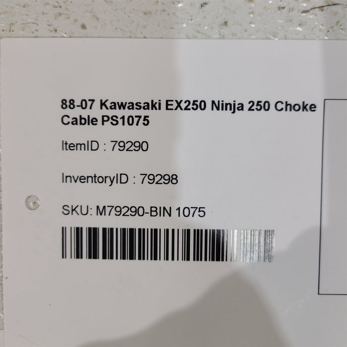 88-07 Kawasaki EX250 Ninja 250 Choke Cable PS1075