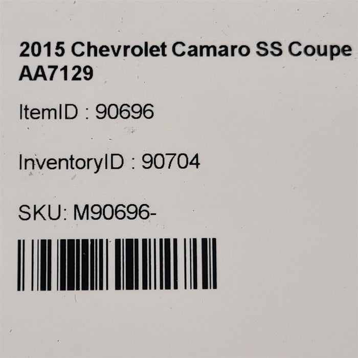 10-15 Camaro Ss Motor Mount Pedastal Driver Lh Hardware Bolts Aa7129