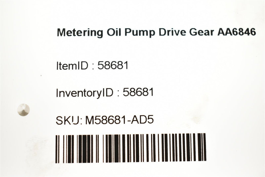 04-08 Mazda RX-8 Metering Oil Pump Drive Gear 1.3L AA6846
