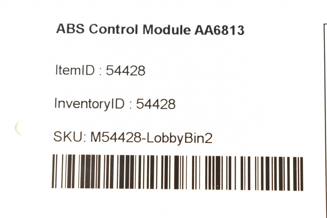 92-94 Corvette C4 EBCM ABS Anti Lock Brake Control Module AA6813