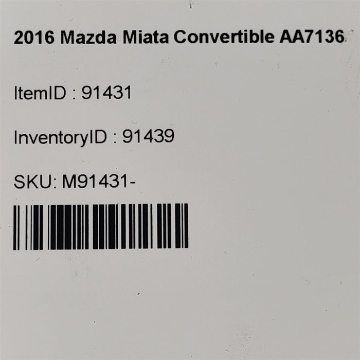 16-23 Mazda Miata Mx-5 Rear Brake Caliper Set Calipers Rh Lh Aa7136