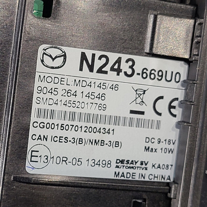 16-19 Mazda Miata Mx-5 Center Console Arm Rest Panel Automatic Aa7136