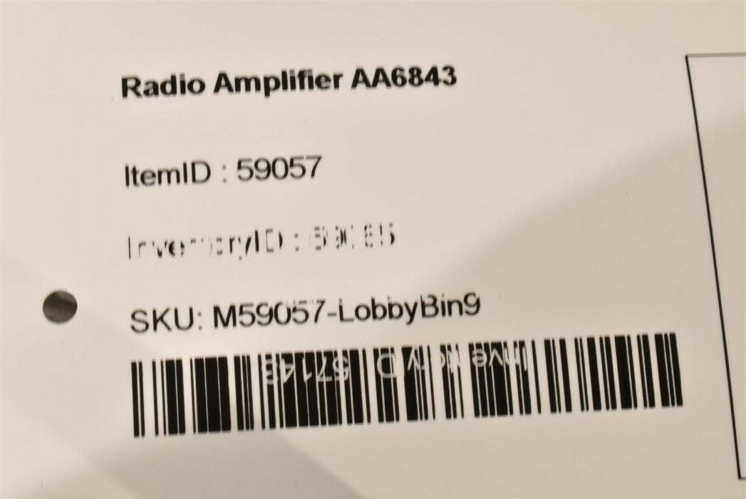 2006 Maserati Quattroporte M139 Radio Amplifier Audio BOSE Amp AA6843