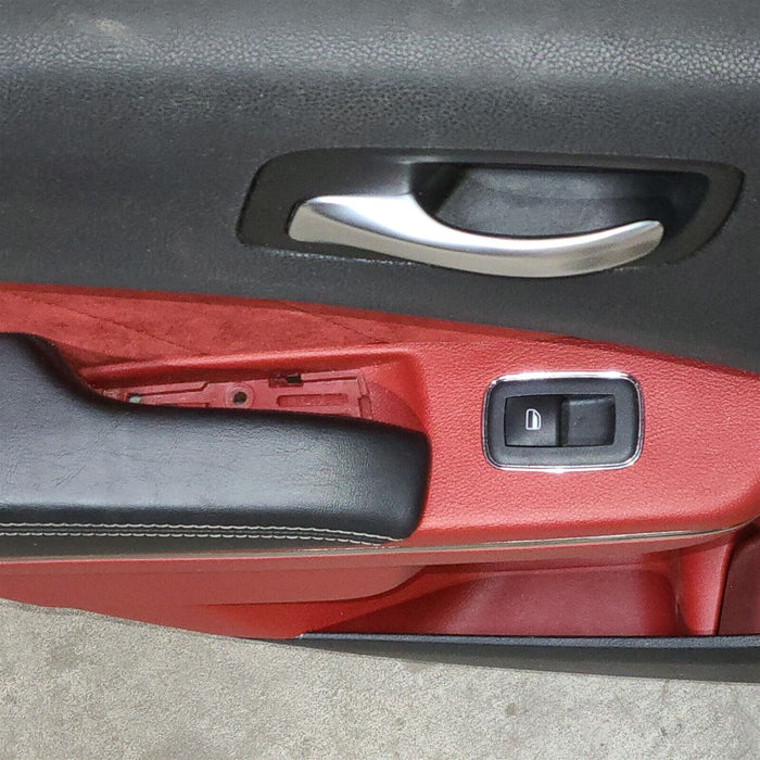 2019 Dodge Charger Scat Pack SRT8 Left Rear Door Panel Red Suede AA6954