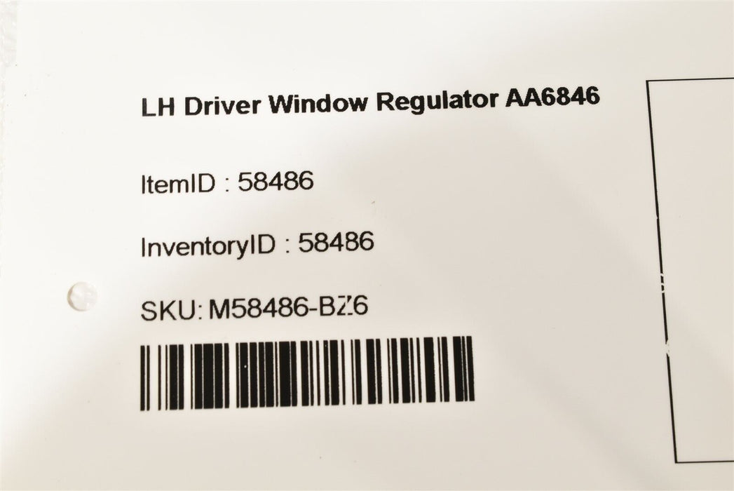 04-08 Mazda RX-8 Window Regulator Driver LH Front AA6846