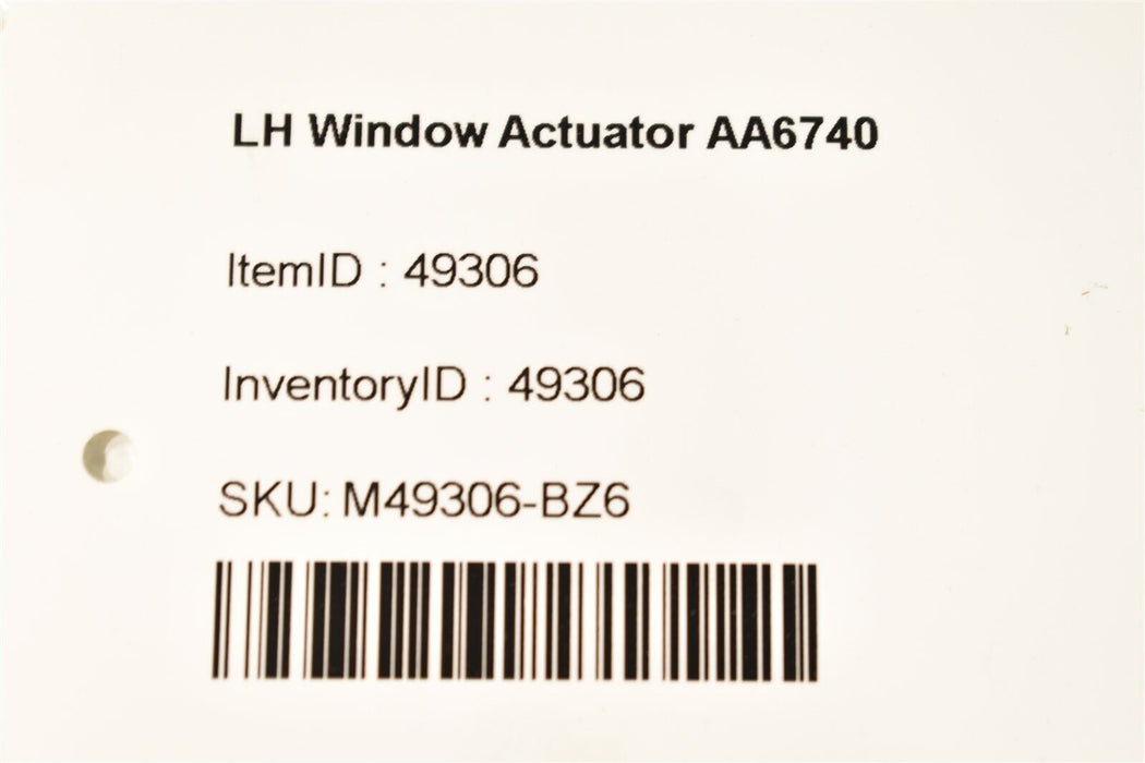 2006-2015 Mazda Mx-5 Miata Driver Window Regulator Motor Left Lh 06-15 Aa6740