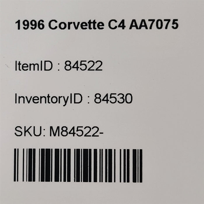 94-96 Corvette C4 A/C Ac Accumulator Dryer Lines Aa7075