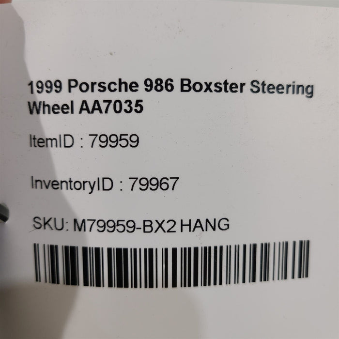 97-99 Porsche 986 Boxster Steering Wheel AA7035
