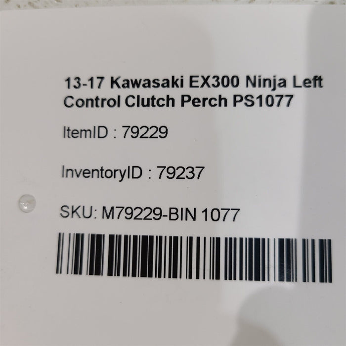 13-17 Kawasaki EX300 Ninja Left Control Clutch Perch PS1077
