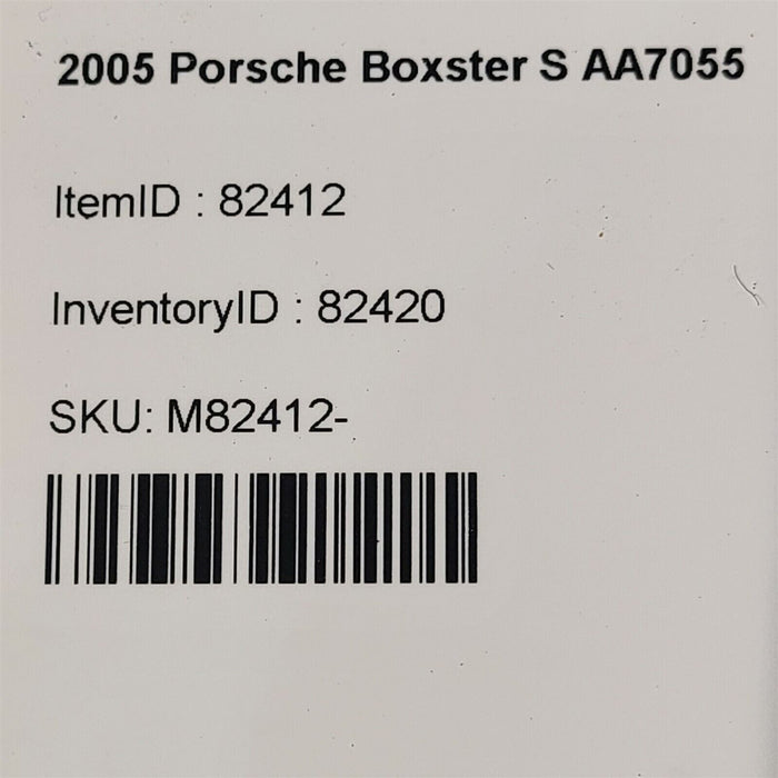 05-12 Porsche Boxster S 987 Rear Spoiler Control Actuator Drive Motor AA7055