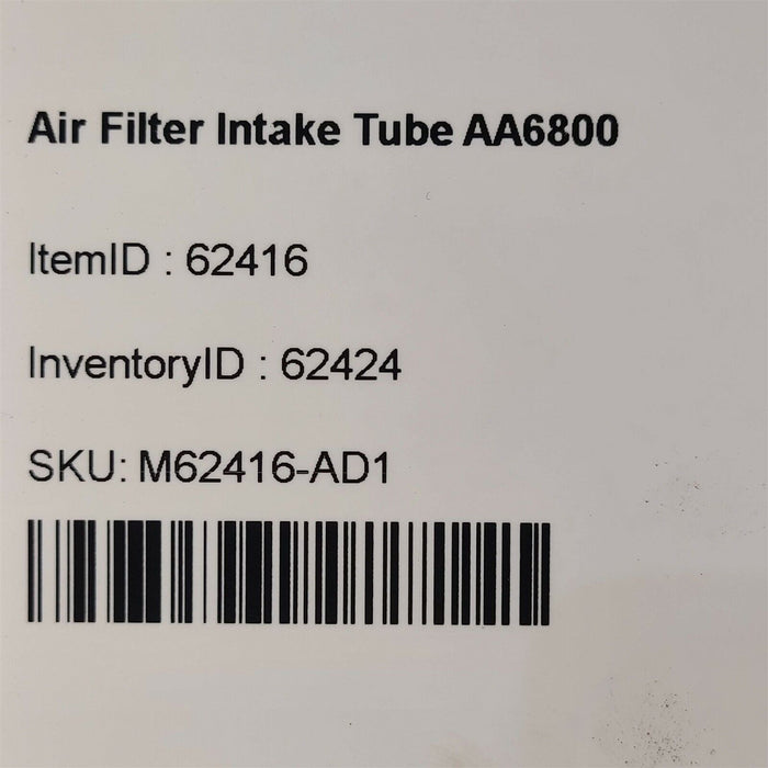 04-09 Cadillac XLR Air Filter Intake Tube Duct GM 25334836 AA6800