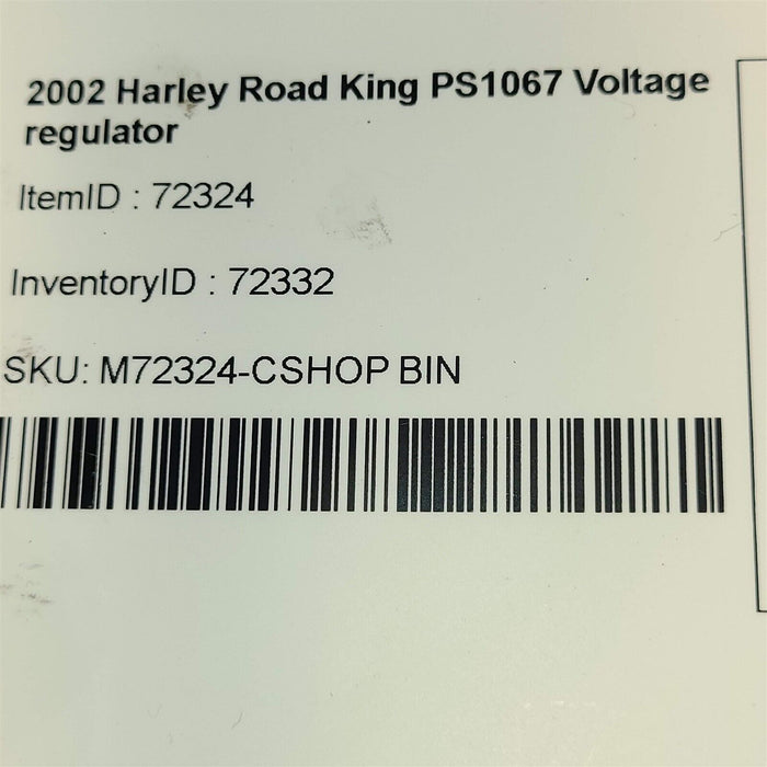 2002 Harley Road King Voltage Regulator Rectifier Ps1067