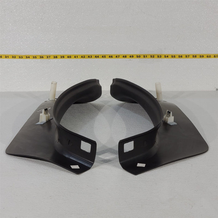 05-13 Corvette C6 Interior B Pillar Seat Belt Trim Covers Oem Ebony Black AA6955