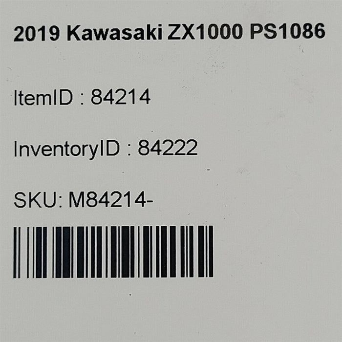 17-19 Kawasaki Ninja Zx1000 W Fuel Line Hose Ps1086