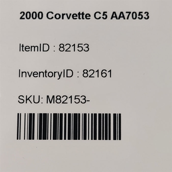 97-00 Corvette C5 Standard Seats Grey Oem Seat Set 77k Miles AA7053