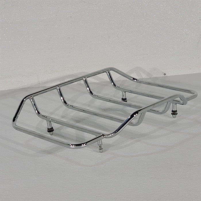 2005 Harley Road King Chrome Tour Pack Trunk Luggage Top Rack PS1053