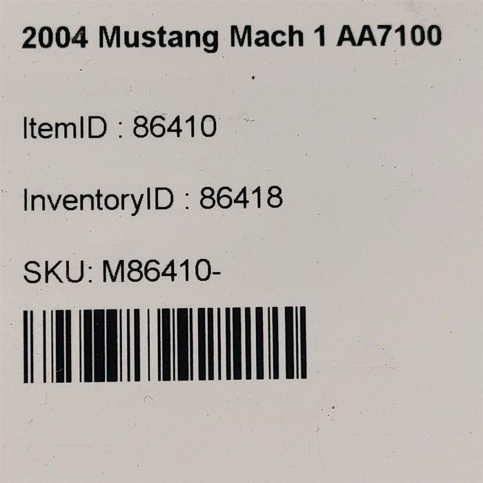 99-04 Mustang Door Lock Cover Caps Oem Pair Cap Set Aa7100