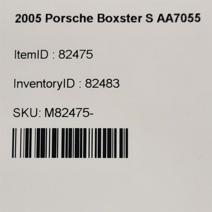 05-12 Porsche Boxster S 987 Glove Box Trim Panel Passenger  99755225602 AA7055