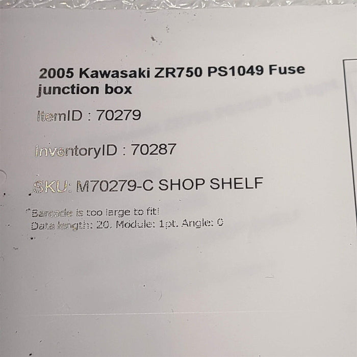 2005 Kawasaki ZR750 Junction Box PS1049