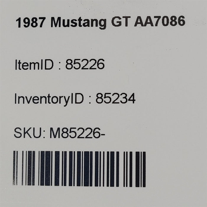 87-93 Mustang Lug Nut Set Nuts Hardware Chrome Aa7086