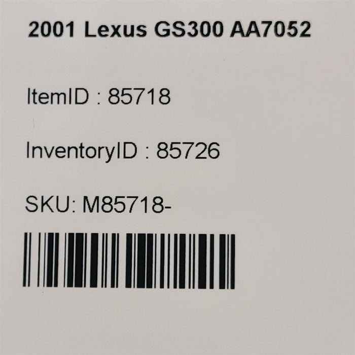 98-05 Lexus Gs300 Abs Control Module 89540-30392 Oem Trc Vsc Aa7052